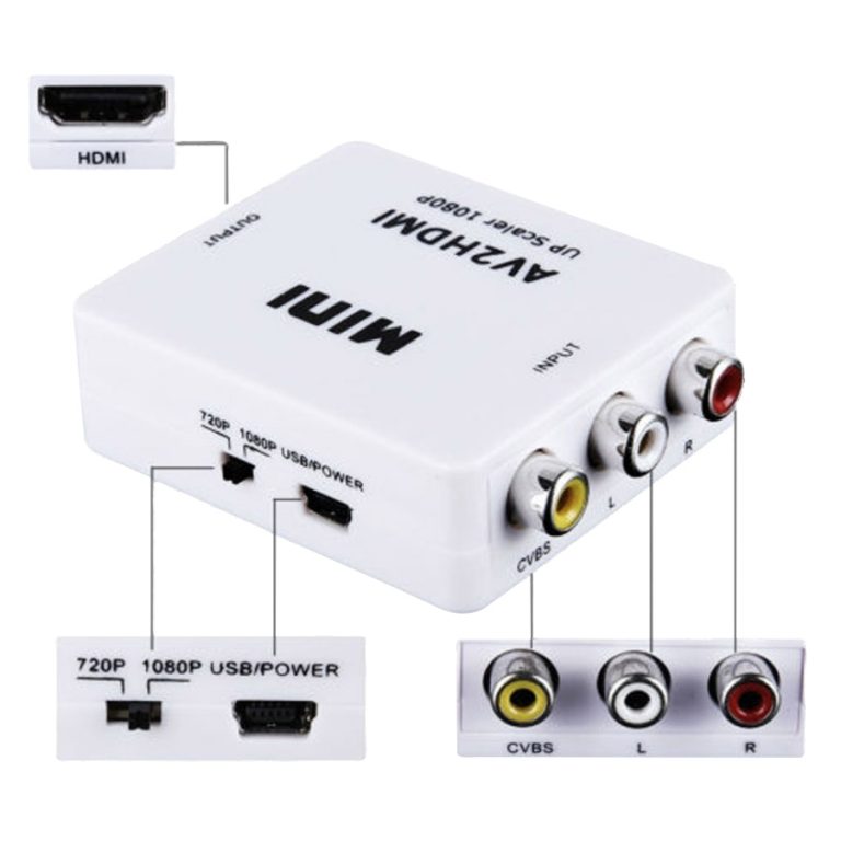 AV To HDMI Converter Gold Touch